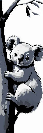 Australian Koala in Trees