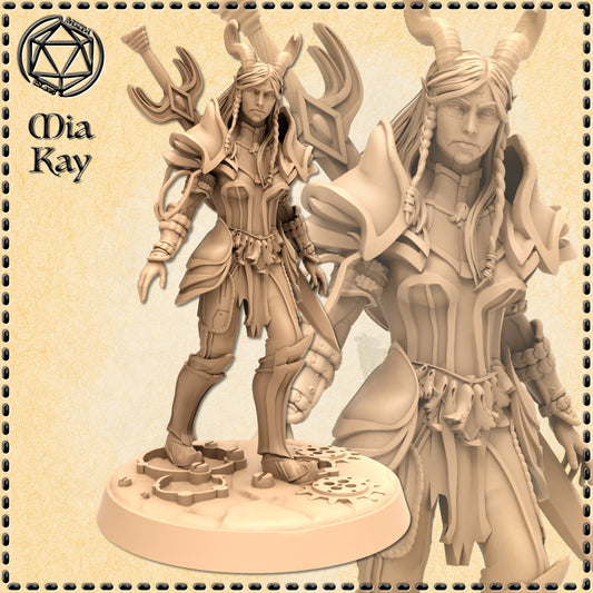 Dungeons & Dragons Automaton Demonic Female Paladin Miniature