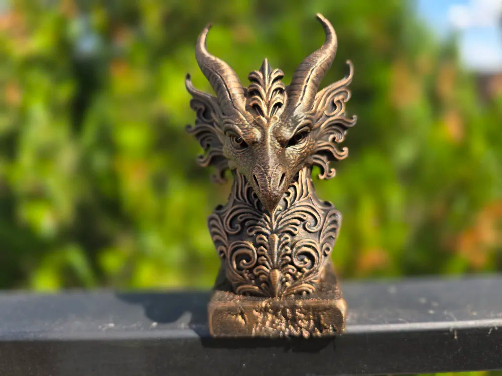 Baroque Dragon Bust