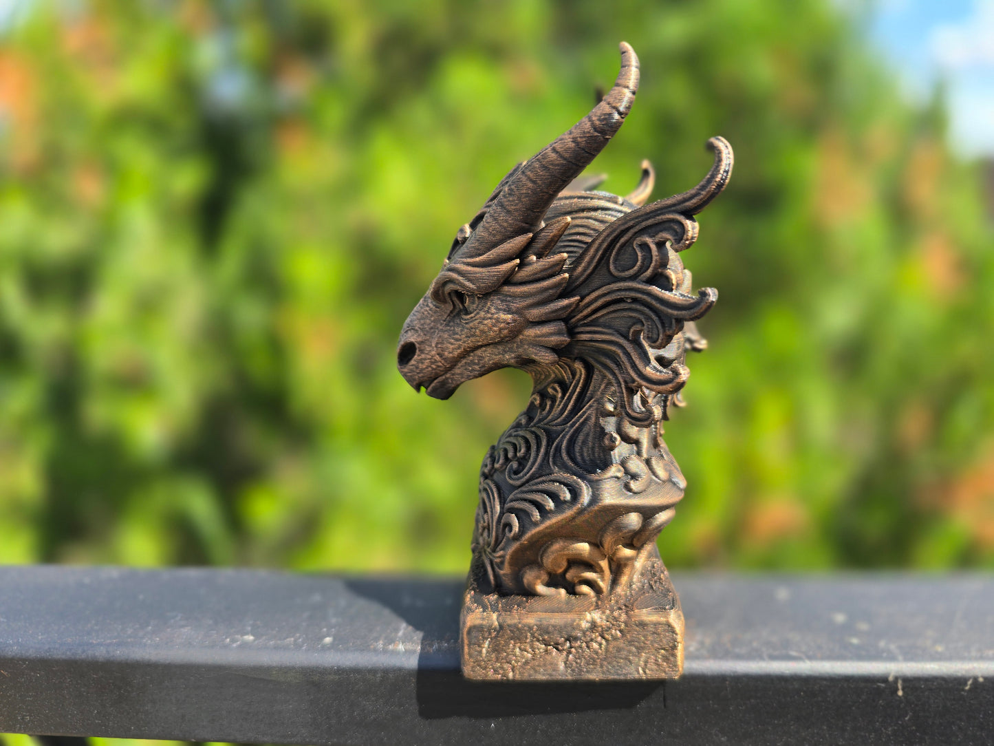 Baroque Dragon Bust