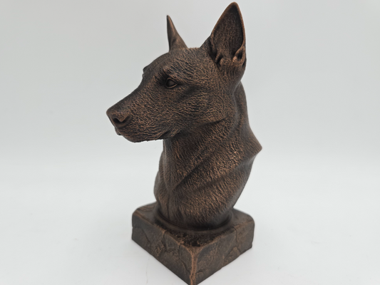 Belgian Malinois Bust
