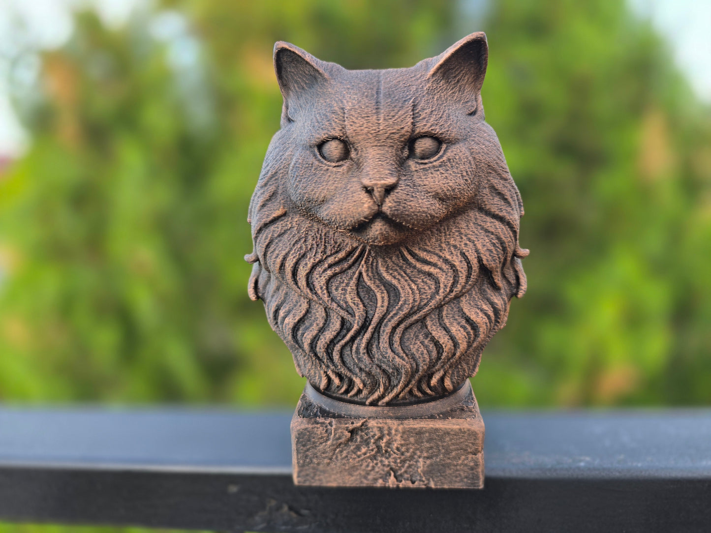 British Long Haired Cat Bust