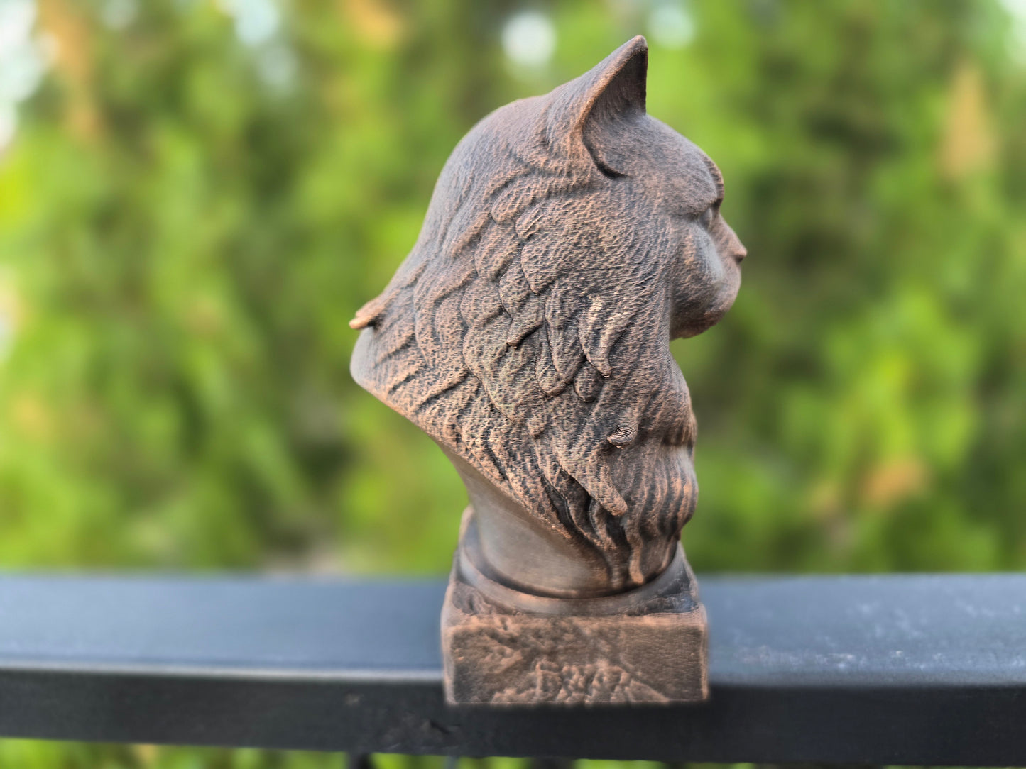 British Long Haired Cat Bust