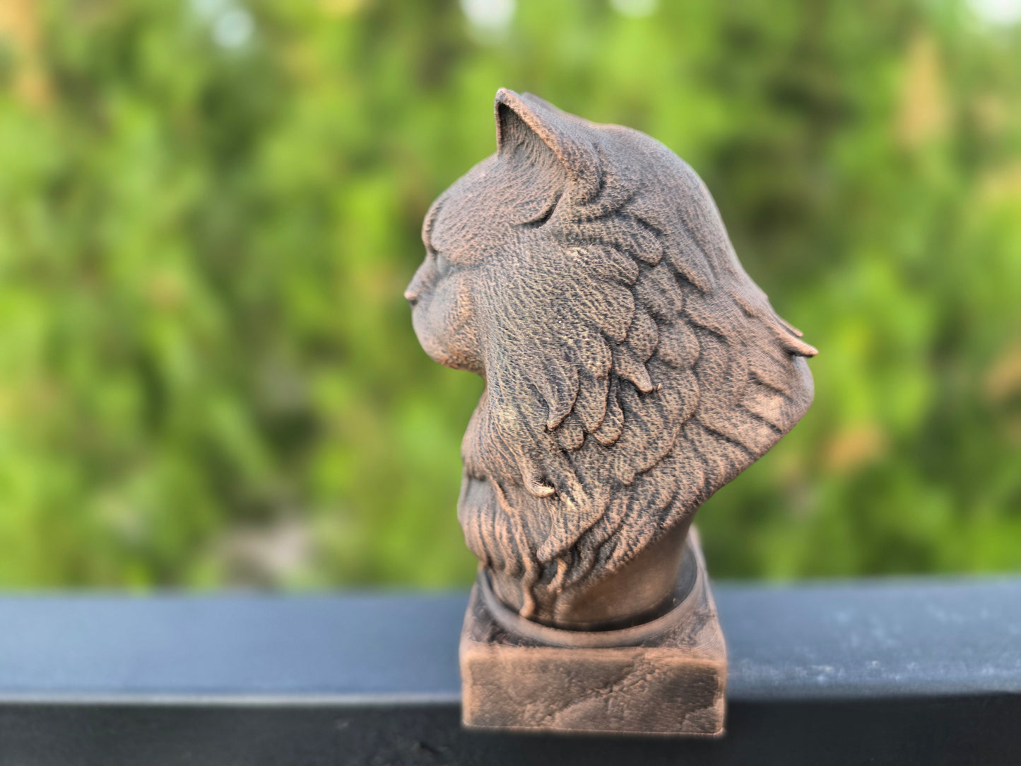 British Long Haired Cat Bust