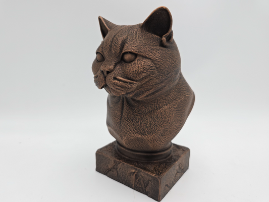 British Shorthair Cat Bust