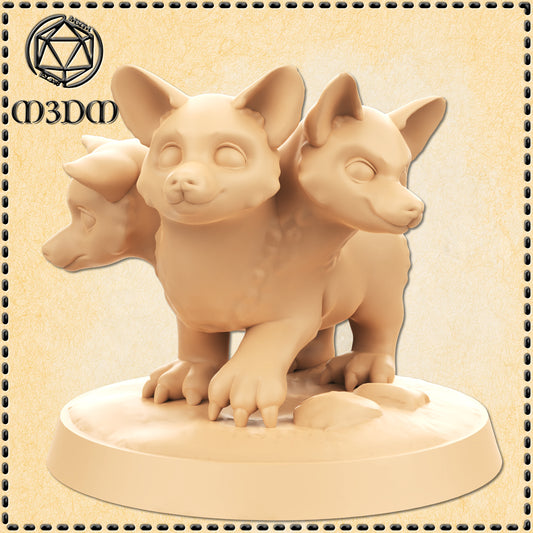 Dungeons & Dragons Baby Corgi Cerberus Miniature