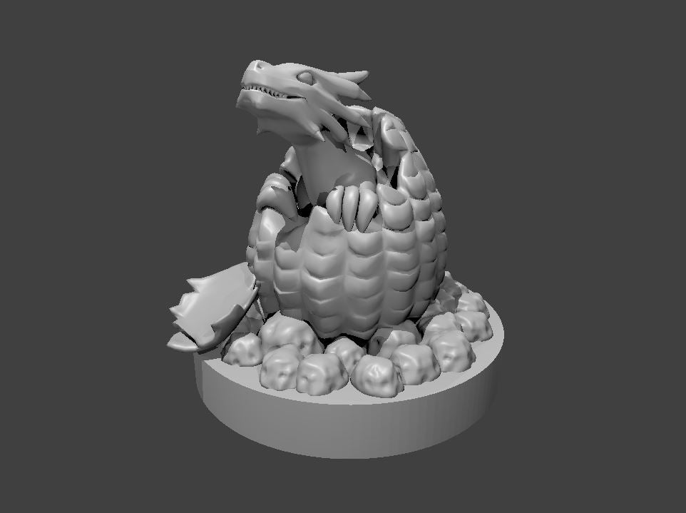 Dungeons & Dragons Baby Dragon Hatching Miniature