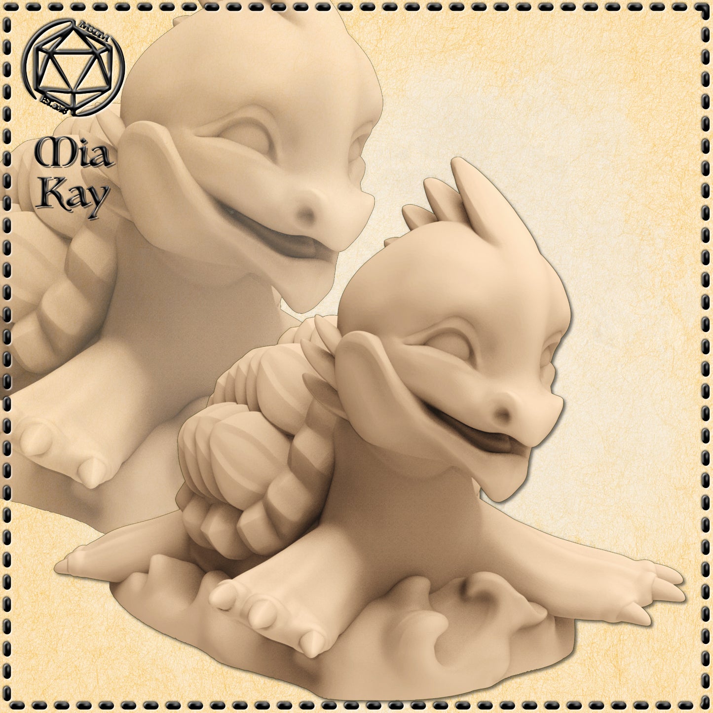 Dungeons & Dragons Baby Dragon Turtle Miniature