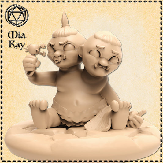 Dungeons & Dragons Baby Ettin Miniature