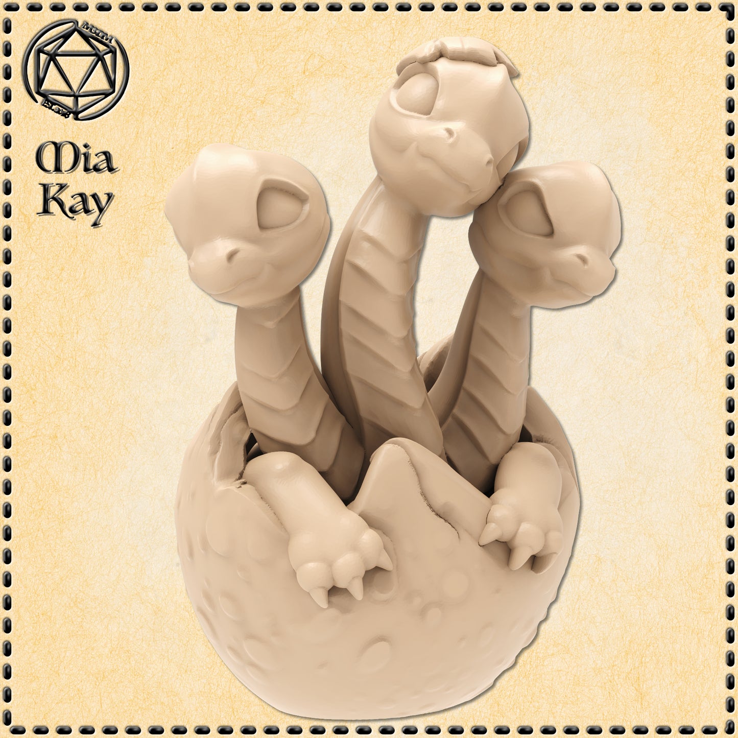 Dungeons & Dragons Baby Hydra Miniature