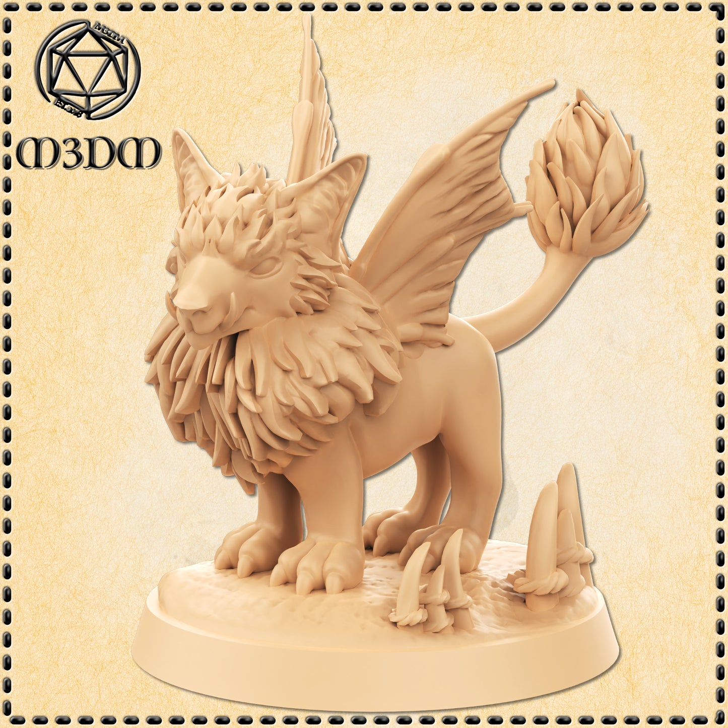 Dungeons & Dragons Baby Lion Drake Miniature