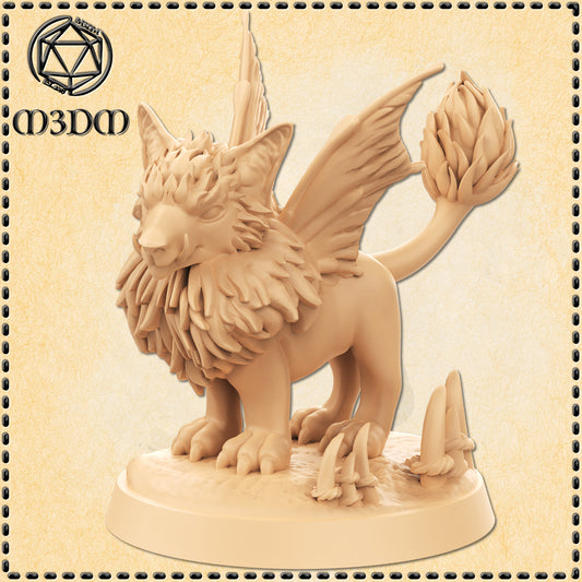 Dungeons & Dragons Baby Lion Drake Miniature