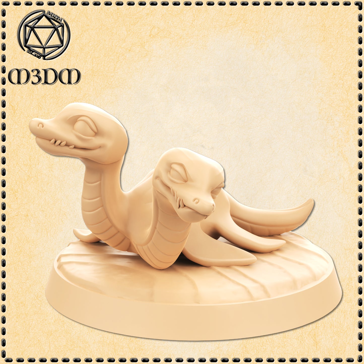 Dungeons & Dragons Baby Plesiosaur Hydra Miniature