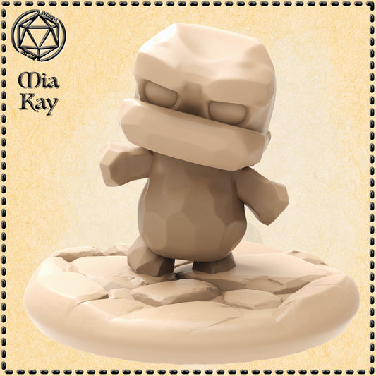 Dungeons & Dragons Baby Rock Golem Miniature