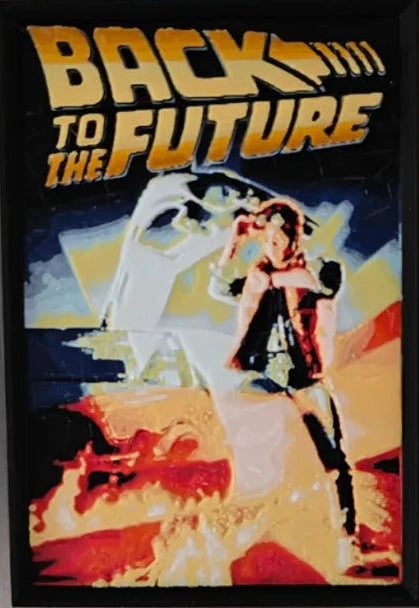Back to the Future movie poster fridge magnet