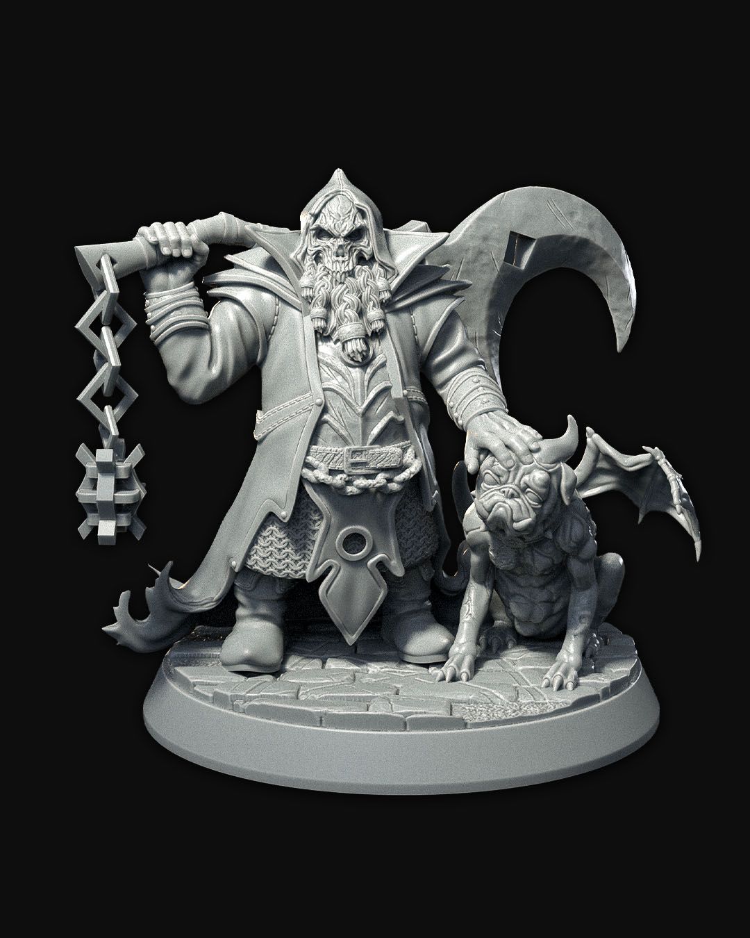 Dungeons & Dragons Baern Blackbone Miniature