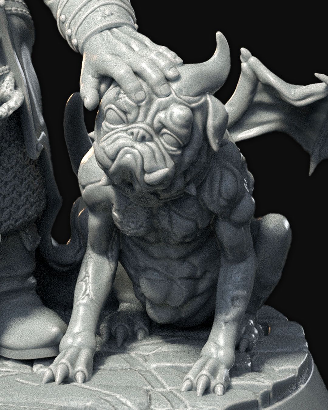 Dungeons & Dragons Baern Blackbone Miniature