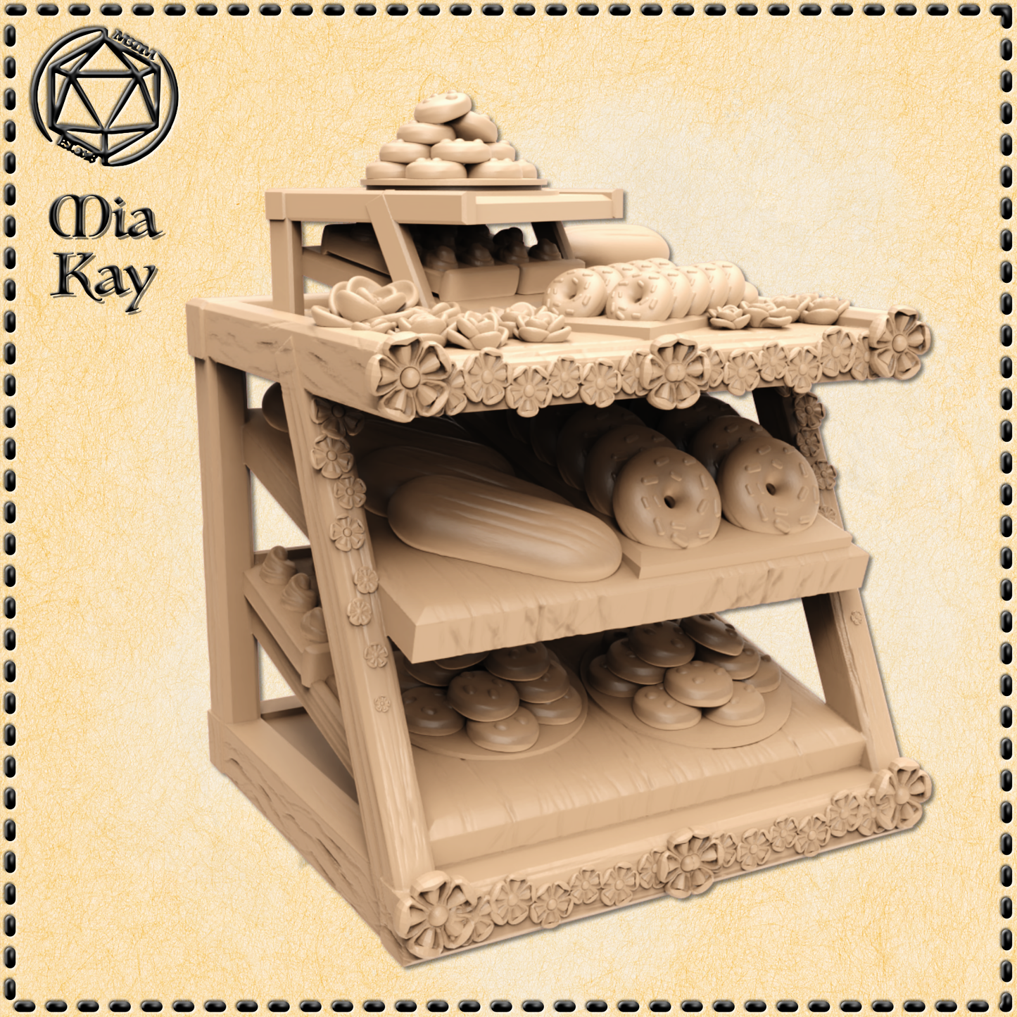 Dungeons & Dragons Bakery Stand Miniature