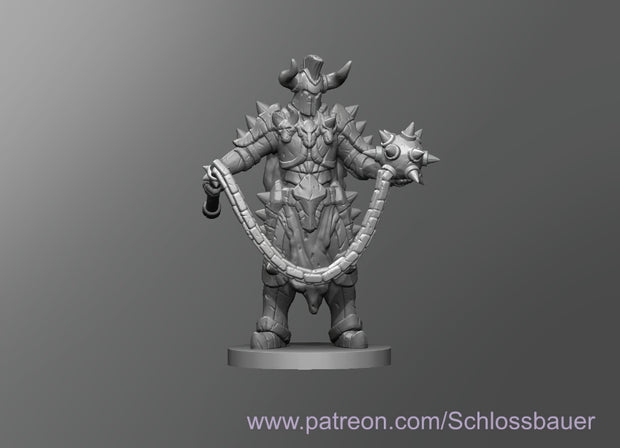 Dungeons & Dragons Ball and Chain Soldier Miniature