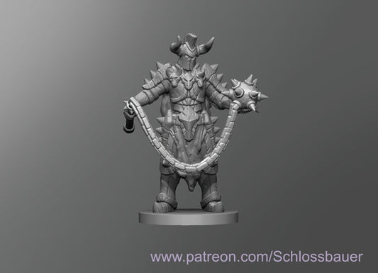 Dungeons & Dragons Ball and Chain Soldier Miniature