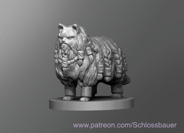 Dungeons & Dragons Barbarian Cat Miniature