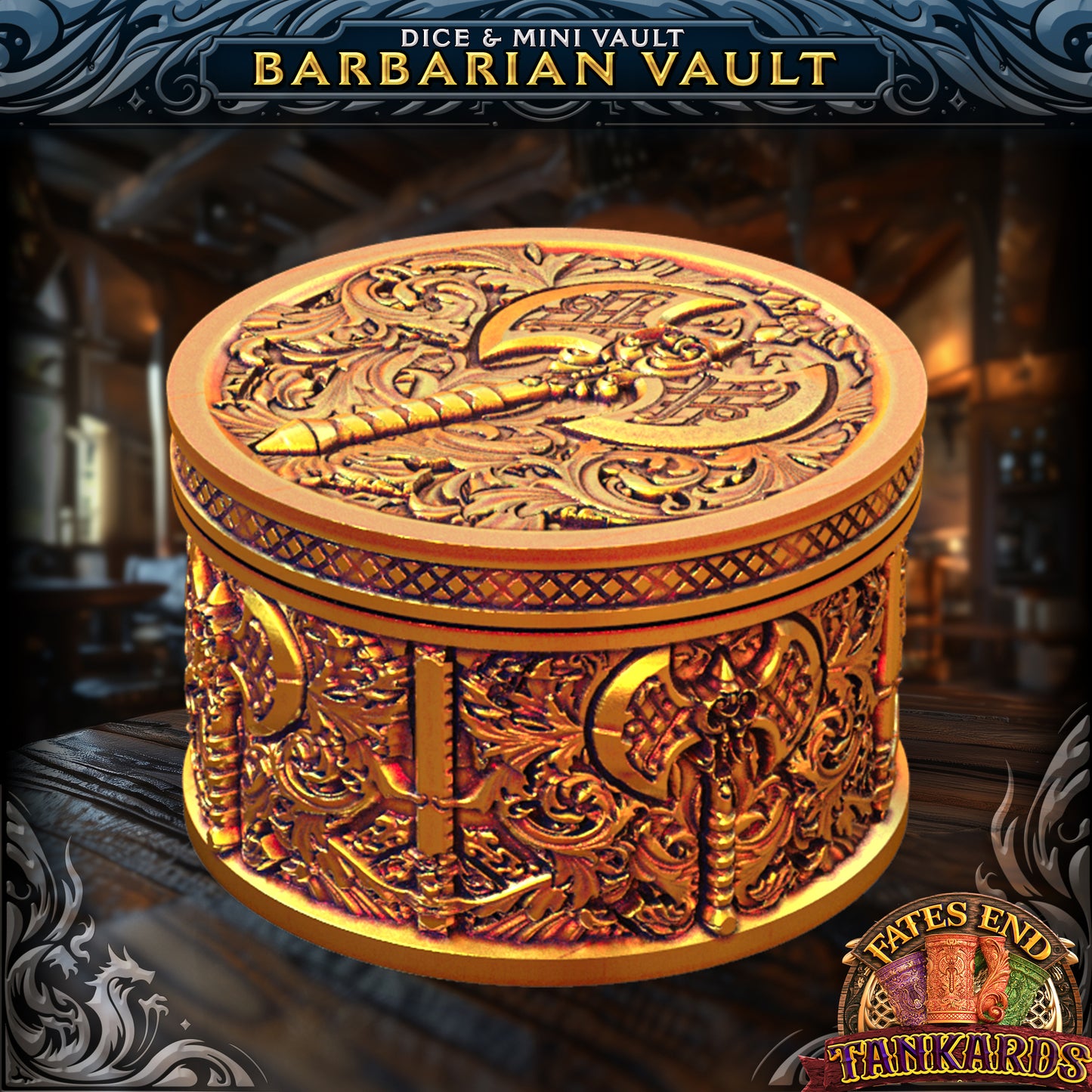 Barbarian's Brew Dice Tankard and Dice Vault