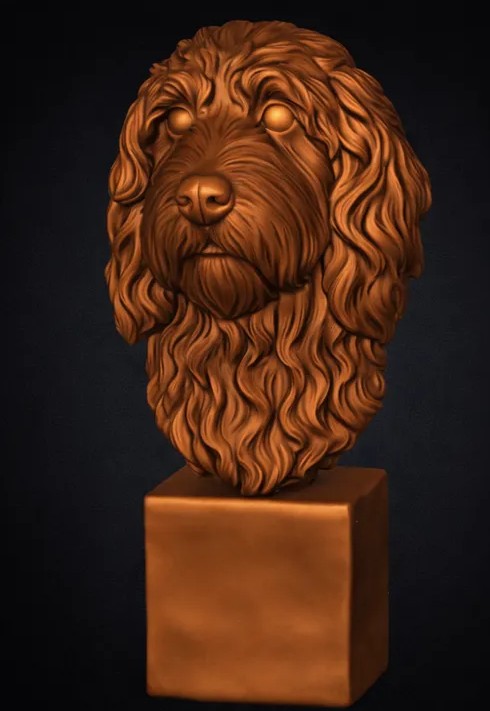 Barbet Bust