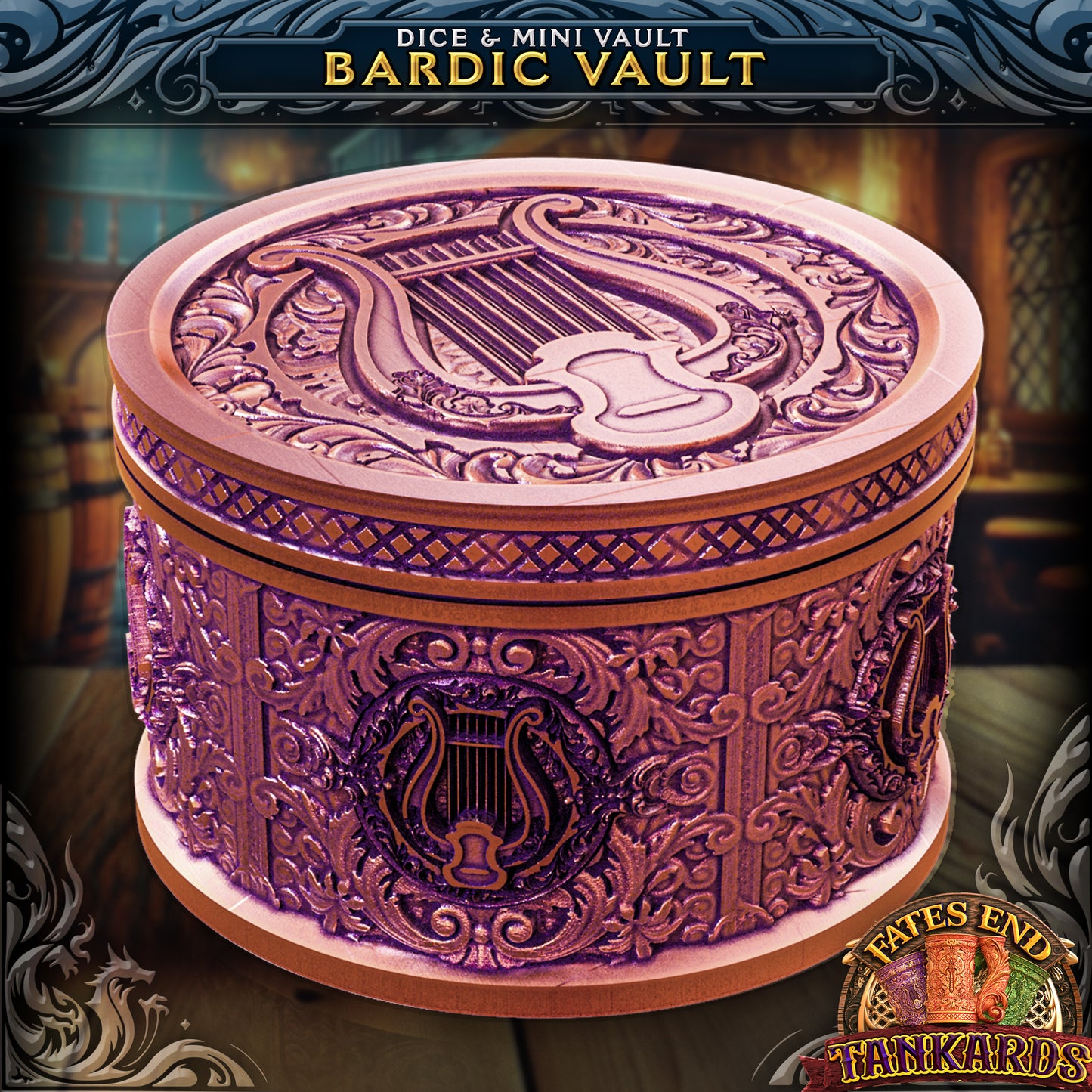 Bardic Brew Dice Tankard and Dice Vault
