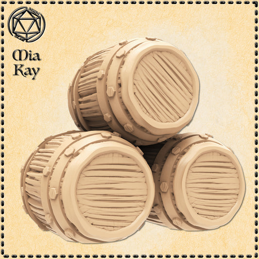 Dungeons & Dragons Barrels Miniature