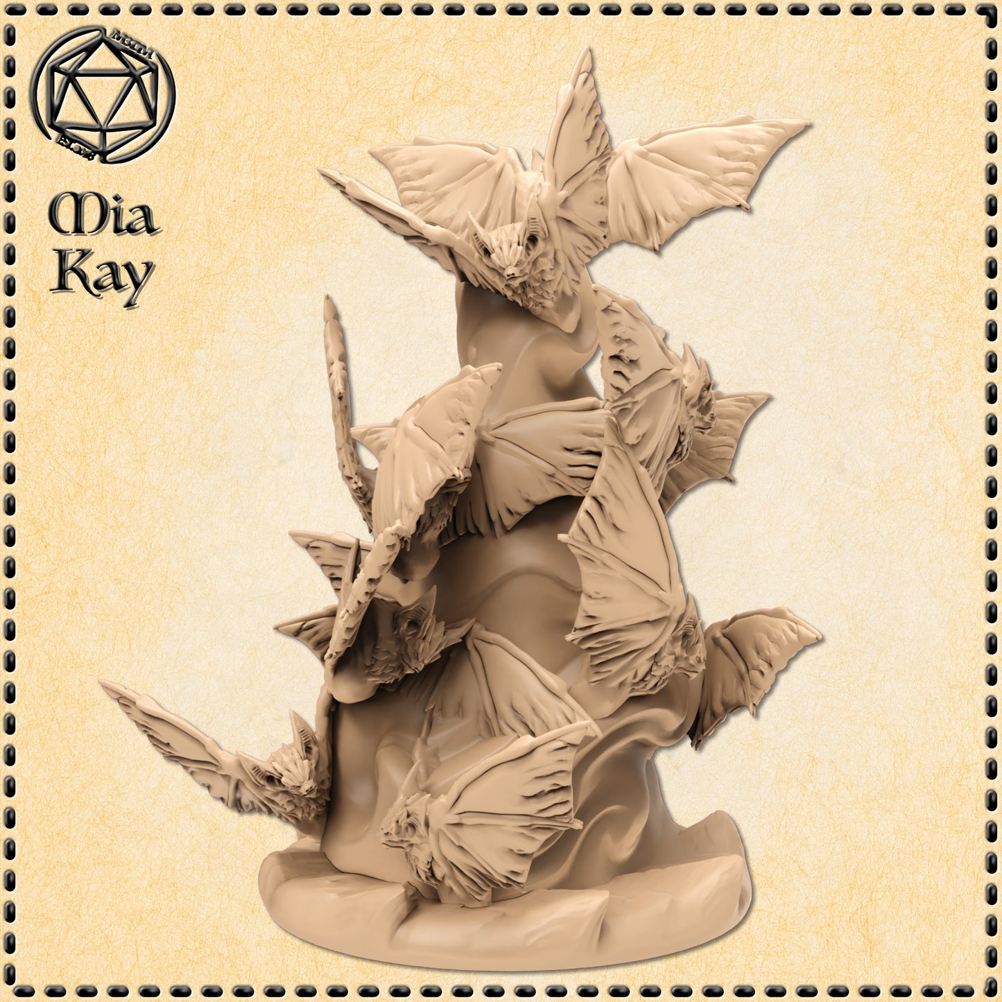 Dungeons & Dragons Bat Swarm Miniature