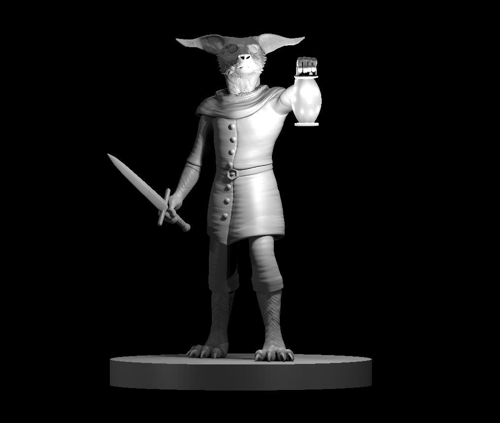 Dungeons & Dragons Batfolk Adventurer Miniature