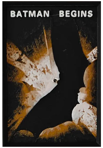 Batman Begins movie poster fridge magnet