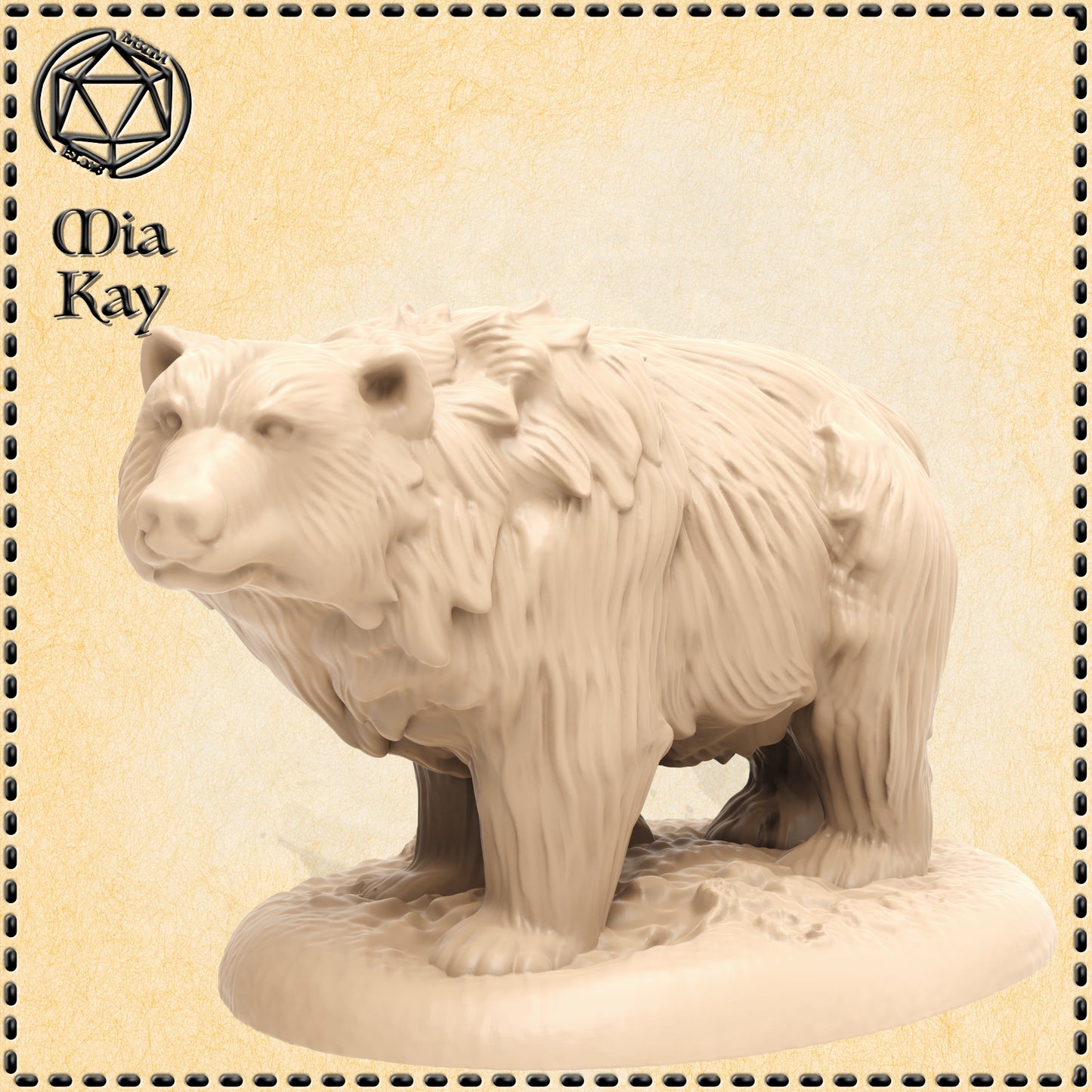 Dungeons & Dragons Bear Miniature