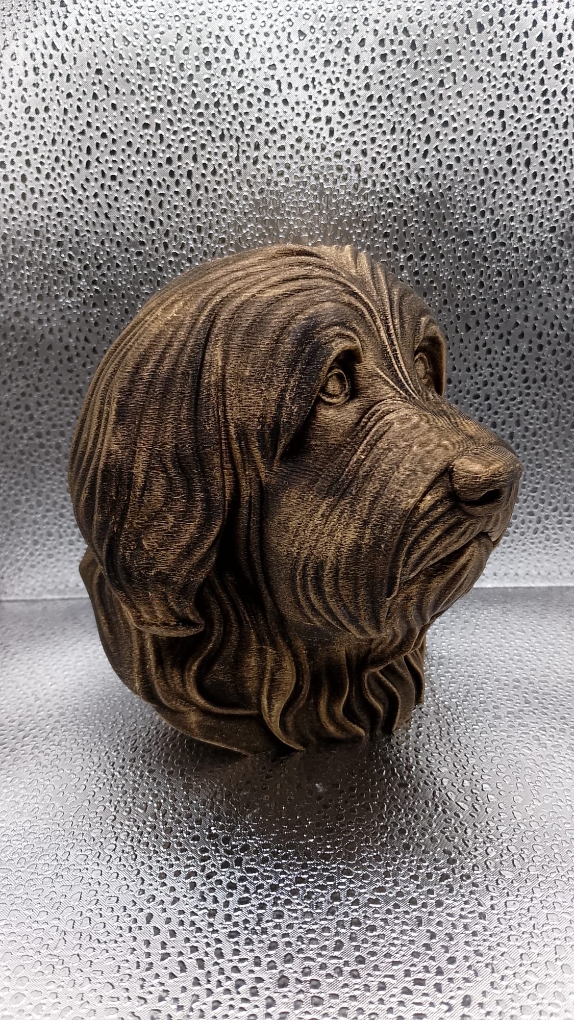 Bearded Collie Bust