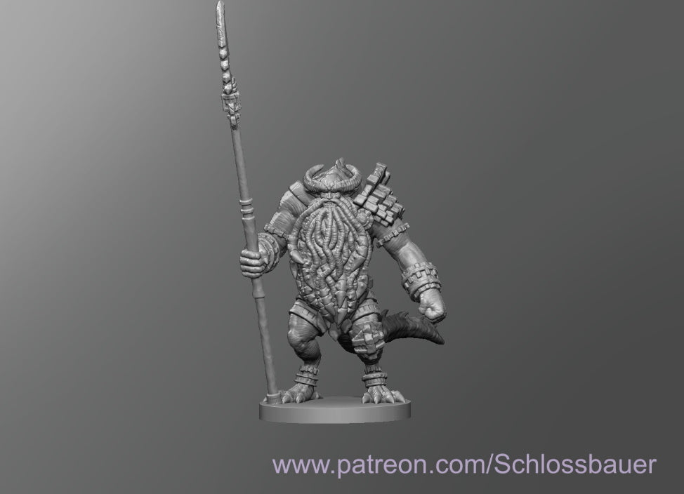 Dungeons & Dragons Bearded Devil Miniature