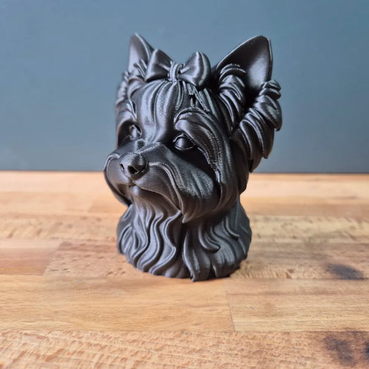 Biewer Yorkshire Terrier Bust