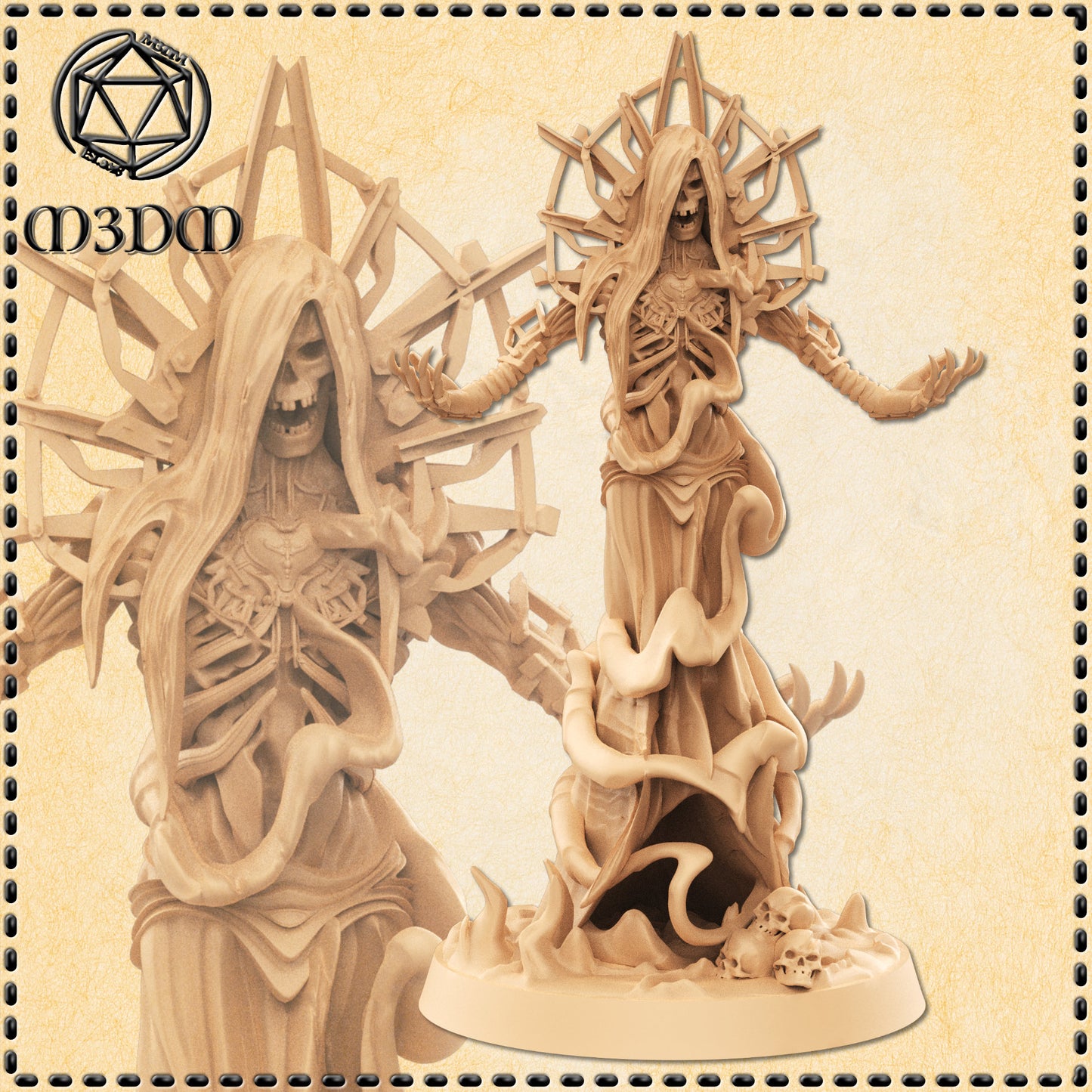 Dungeons & Dragons Biomechanical Lich Miniature