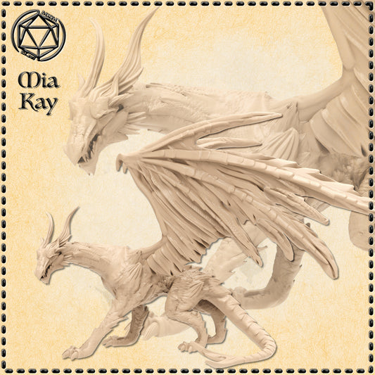 Dungeons & Dragons Black Dragon Miniature