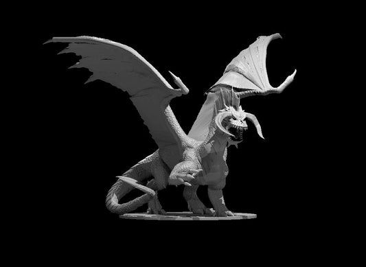 Dungeons & Dragons Adult Black Dragon Miniature