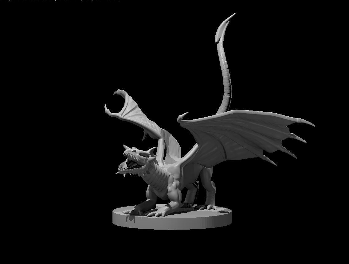 Dungeons & Dragons Black Dragon Wyrmling Miniature