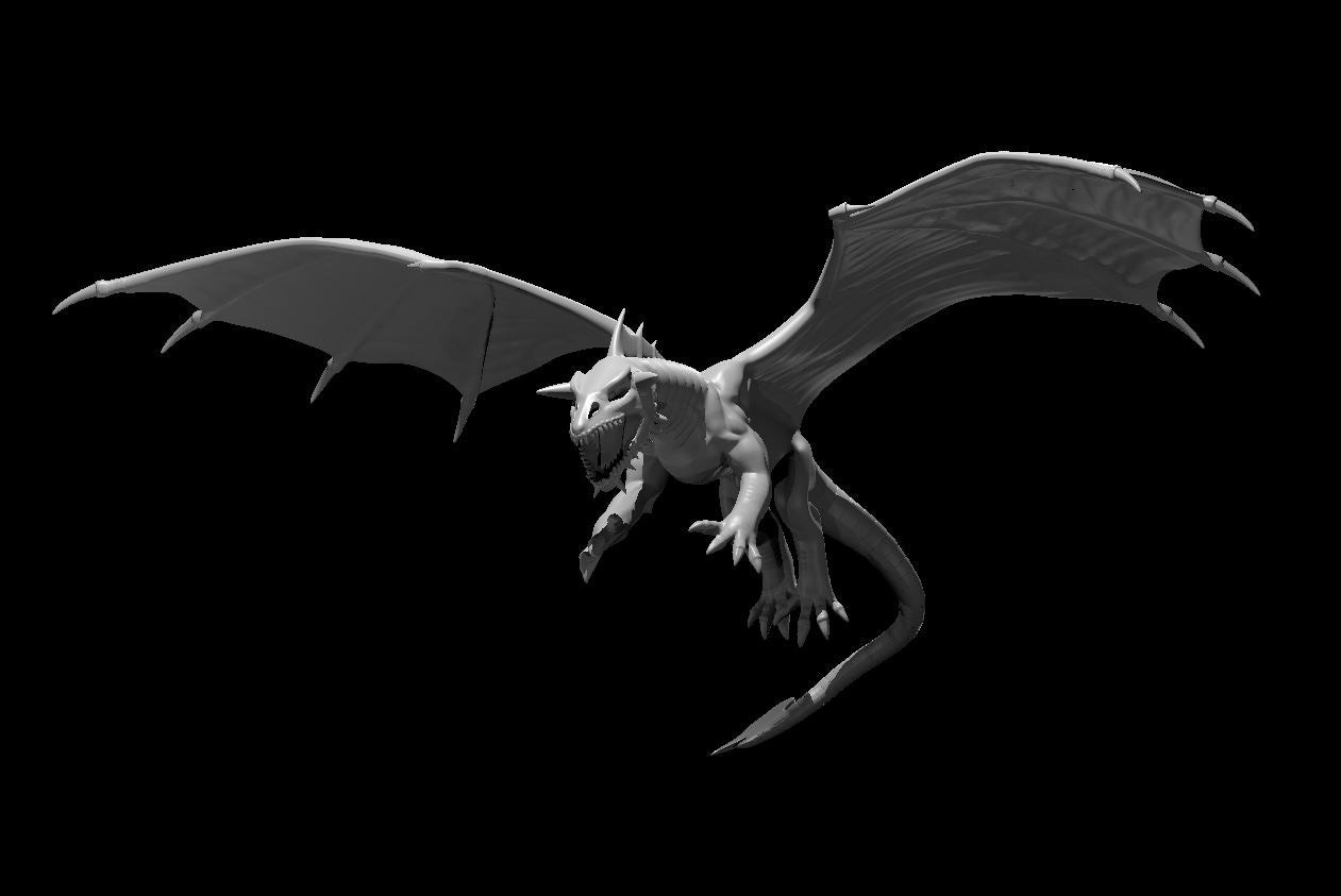 Dungeons & Dragons Black Dragon Wyrmling Miniature