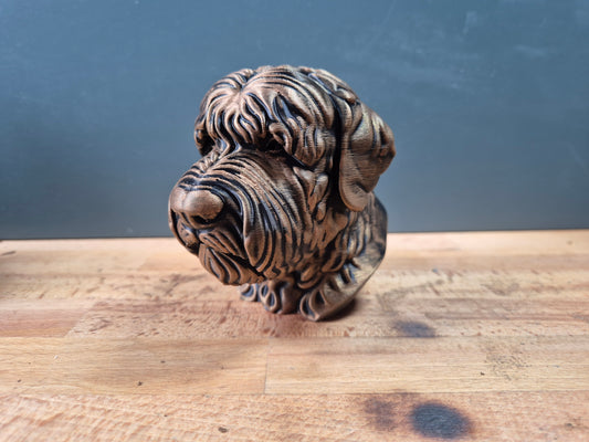 Black Russian Terrier Bust