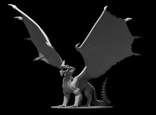 Dungeons & Dragons Adult Blue Dragon Miniature