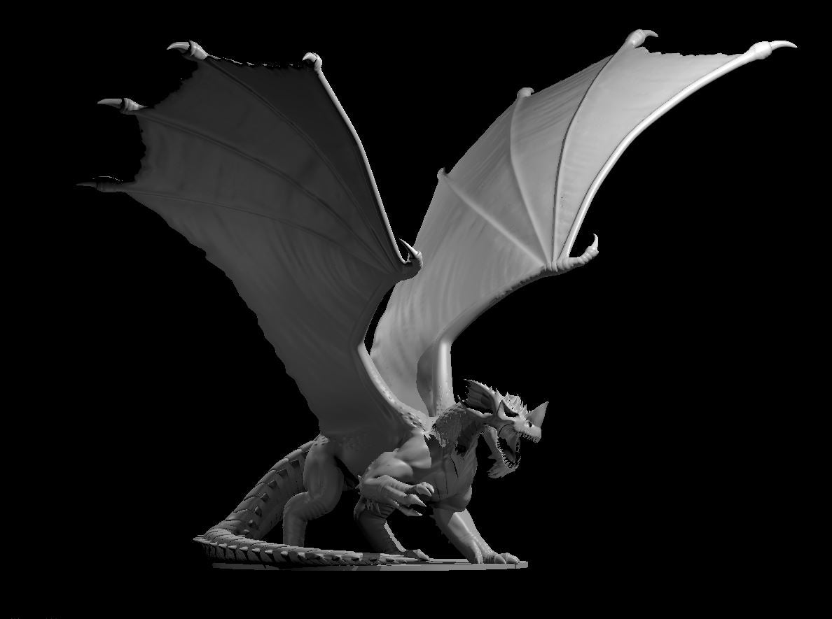 Dungeons & Dragons Ancient Blue Dragon Miniature