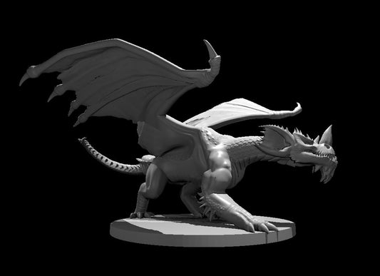 Dungeons & Dragons Young Blue Dragon Miniature