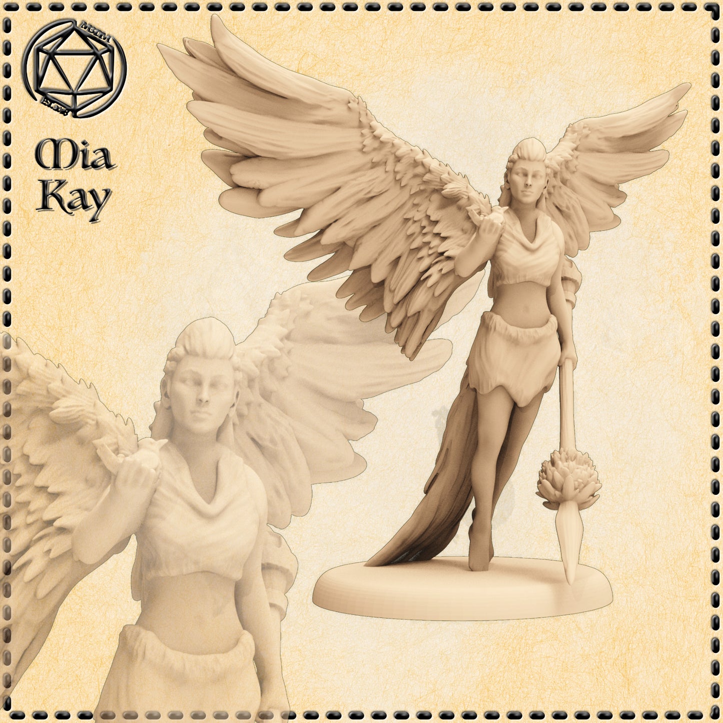 Dungeons & Dragons Bluejay Guardian Miniature