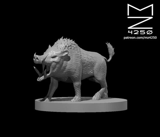 Dungeons & Dragons Boar Miniature