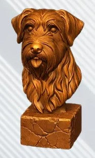 Old English Sheepdog (Bobtail) Bust