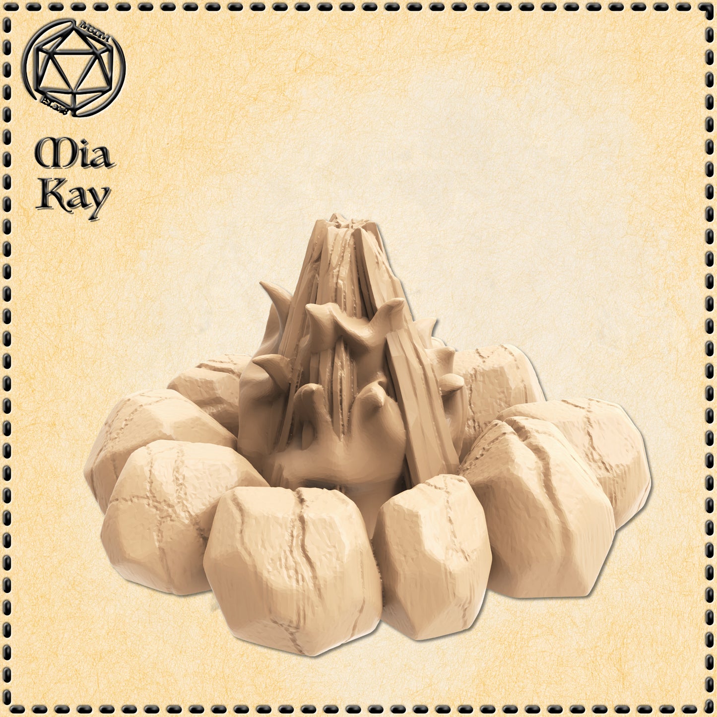 Dungeons & Dragons Bonfire Miniature