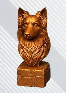 Border Collie Bust